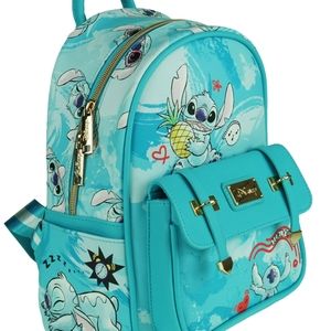 Stitch 11″ Vegan Leather Mini Backpack – A21949